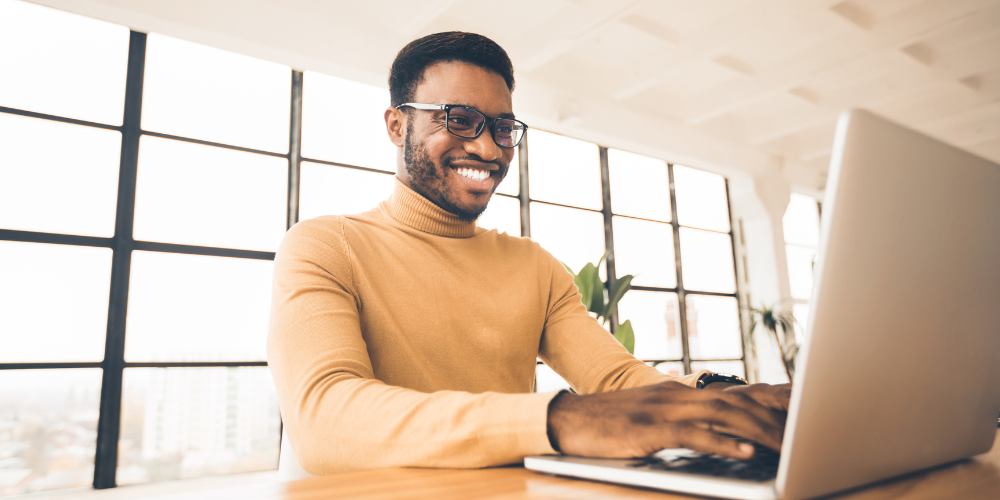 Beginner happy after reading the beginner's guide to seo