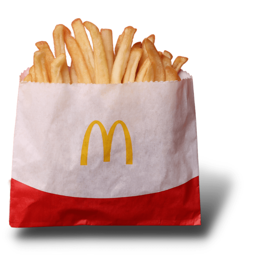 McDonalds fries portraying strong brand identity